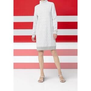 TOMMY HILFIGER $119 Women’s Gray Long Sleeve SWEATER Sheath Dress XXL